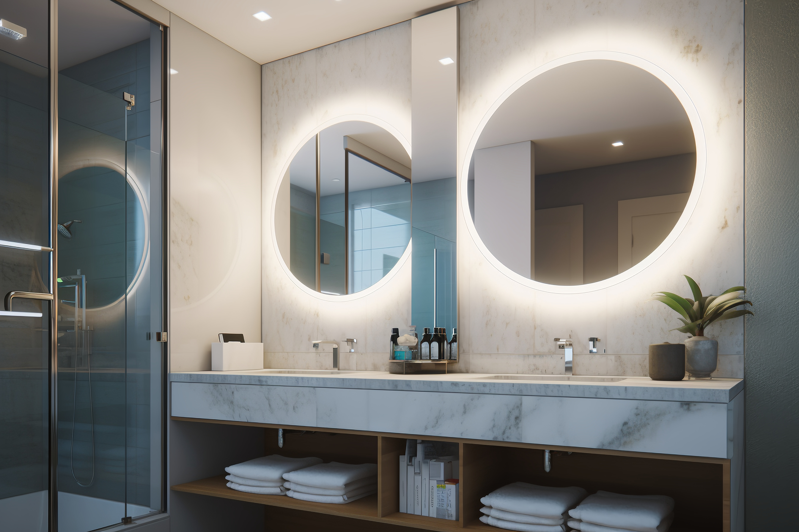 摄图网_600019102_现代浴室梳妆台(非企业商用) - BELLASTONE