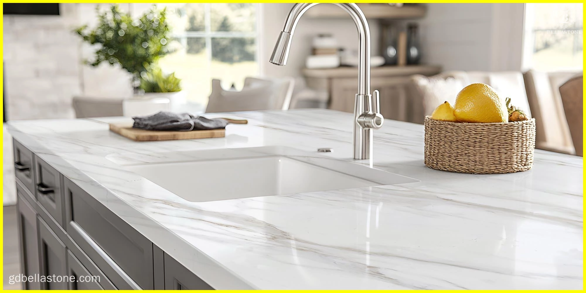 BL5019 engineered stone vanity tops - BELLASTONE