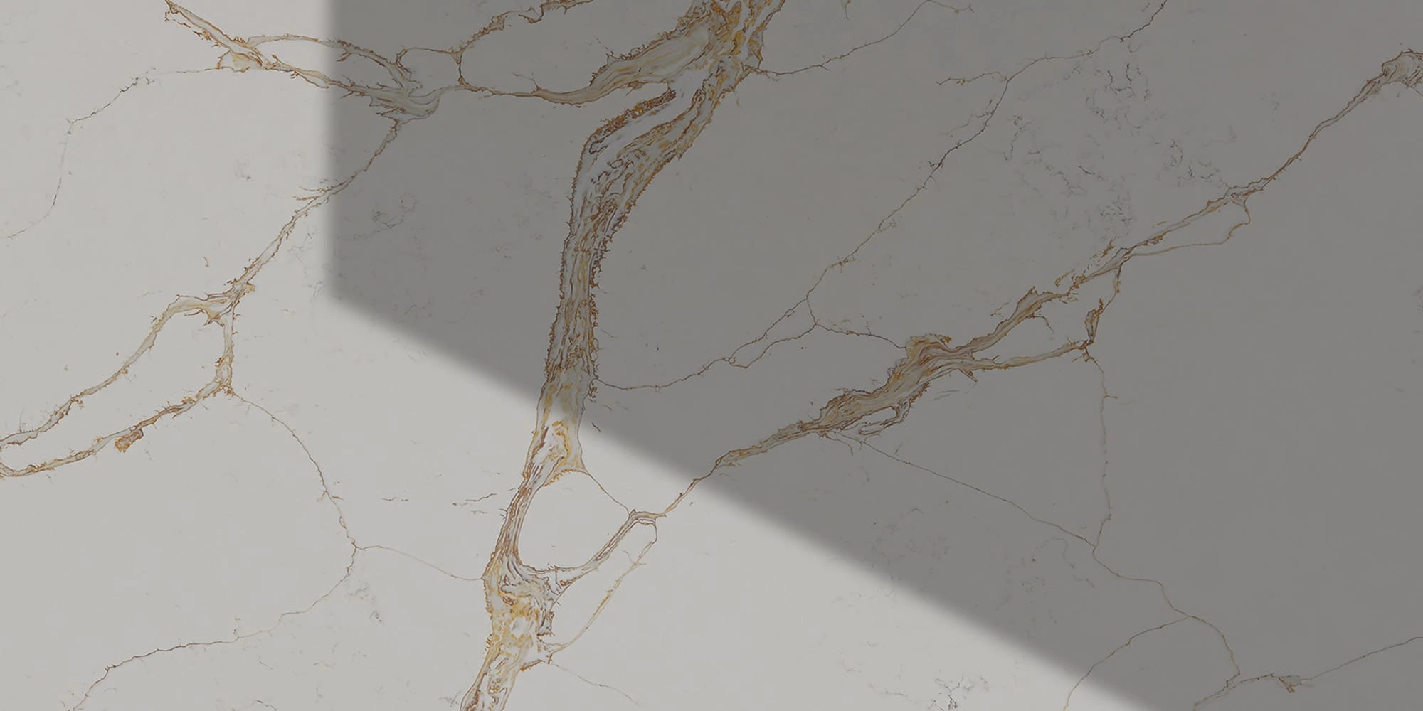 BL9542-2 artificial calacatta quartz stone - BELLASTONE