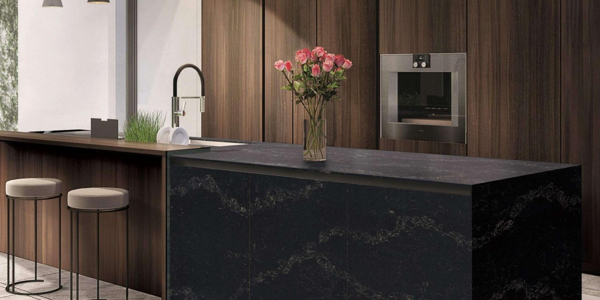 BL8372 Golden Black Stream - BELLASTONE