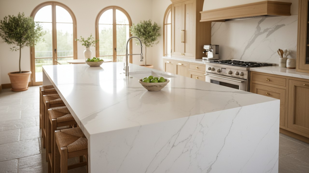 Carrara Quartz Countertop
