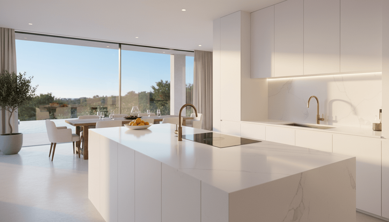 White Quartz Countertops