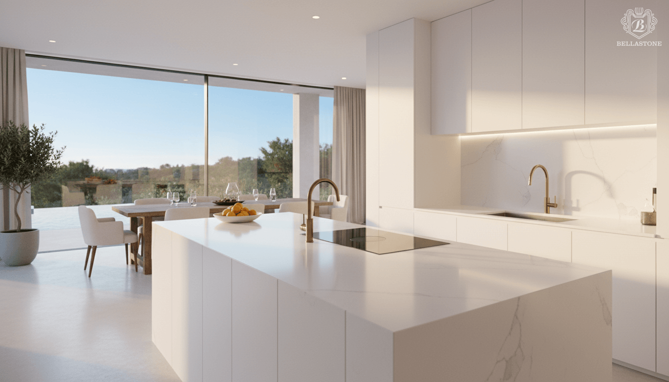 Encimeras de cuarzo blanco Encimeras de cuarzo blanco